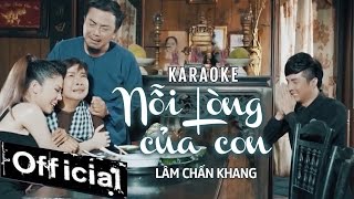 Karaoke  Nỗi Lòng Của Con  Lâm Chấn Khang [upl. by Nodanrb333]