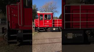 Inselbahn Wangerooge Bü vorbeifahrt [upl. by Creath]