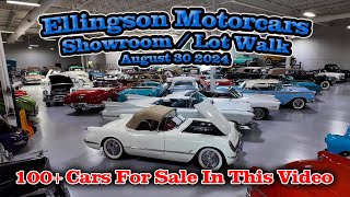 CLASSIC CARS FOR SALE Showroom Tour Lot Walk Ellingson Motor Cars August 2024 [upl. by Ellennod]