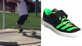 Adidas AdiZero Shotput shoes review [upl. by Elinnet]