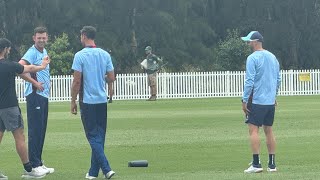 MUST VIEW  AUSTRALIAN TRAINING  STARC CUMMINS HAZLEWOOD LYON BOWL TO SMITH  CRICKET CENTRAL NSW [upl. by Ellsworth]