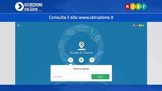 Iscrizioni online 201920  02 Come si presenta la domanda [upl. by Nahshu]