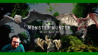 RathalosRathian e Bazel  Monster Hunter World  PC Steam [upl. by Eynaffit354]