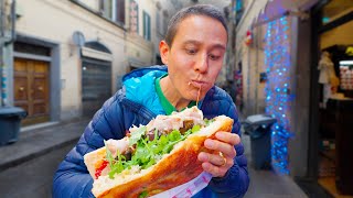 Italian Street Food 🥪 🇮🇹 World’s Most Famous Sandwich  Florence Italy [upl. by Ylak290]