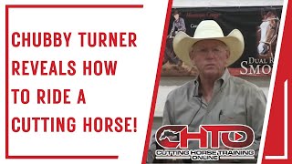 Chubby Turner Reveals How To Ride A Cutting Horse [upl. by Lemmuela]