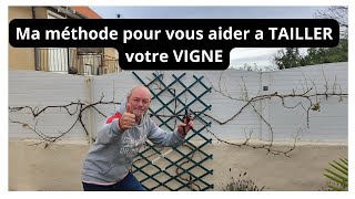 Ma méthode pour vous aider a tailler votre vigne Comment tailler pour du raisin [upl. by Middendorf]