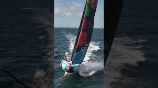 Sailing fast in tough conditions with foiling boats  Part 1 storm ocean adventure sailing [upl. by Publea]