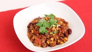 Homemade Turkey Chili Recipe  Laura Vitale  Laura in the Kitchen Episode 705 [upl. by Vevay]