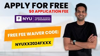 The Ultimate Guide to Getting Application Fee Waivers 💵 MS in USA [upl. by Nnylrefinnej]