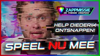 Speel mee en help Diederik Jekel ontsnappen  ZAPPMISSIE quotDE TWEEDE DIMENSIEquot 2018 [upl. by Ylek]