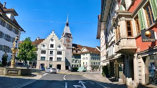 Zug Switzerland🇨🇭Breathtaking Drive Through the City of Zug [upl. by Eirok563]