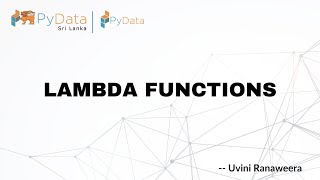 Python Lambda Functions [upl. by Demah580]