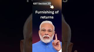 Avoid Penalties Your Guide to GST Return Filing Deadlines shorts section39 youtubeshorts [upl. by Derby]