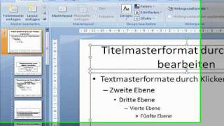 Schriftarten im PowerPoint Folienmaster ändern [upl. by Healion]