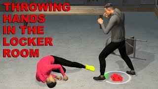 Throwing Hands in the Locker Room Bloody Knuckles Street Boxing Early Access Gameplay [upl. by Mccandless179]