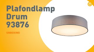 Plafondlamp Drum 93876  UNBOXING [upl. by Knight754]