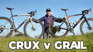 Specialized Crux v Canyon Grail Which is the best gravel bike [upl. by Homer]