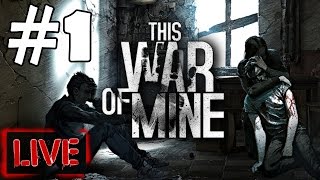 This War of Mine Walkthrough Part 1 Gameplay Lets Play Playthrough Review 1080p HD [upl. by Pieter135]