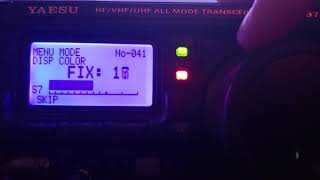 Yaesu FT897D colors and SWR [upl. by Hephzipa]