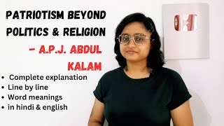 Patriotism Beyond Politics and Religion  Ignited Mind by Abdul Kalamexplanation in hindi amp english [upl. by Catharine]