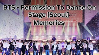 BTS  Permission To Dance On Stage Seoul  Memories  Part 2 방탄소년단  무대 위에서 춤을 출 수 있는 허가 서울 [upl. by Atteynod]