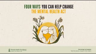 Four ways you can help change the Mental Health Act [upl. by Caves265]