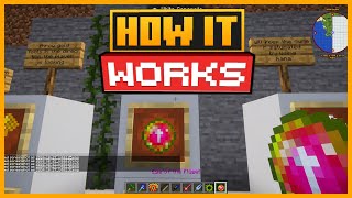 🟨 HOW the EYE of the FLÜGEL BOTANIA WORKS  MINECRAFT [upl. by Ylenats]