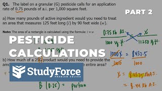 Pesticide Calculations in Horticulture More Examples [upl. by Pudens919]