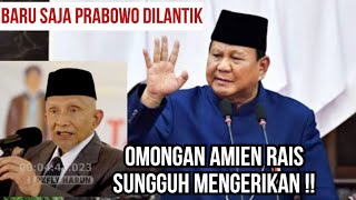 AMIEN RAIS KETERLALUAN  BARU SAJA PRABOWO DILANTIK SUDAH SEBARKAN VIRUS KEBENCIAN [upl. by Anirol658]