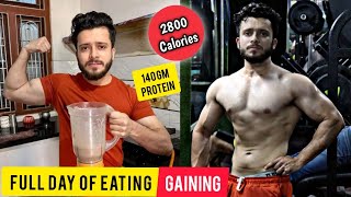 FULL DAY OF EATING GAINING DIET  2800 Calories  Bodybuilding Full Day Diet Plan [upl. by Brookner]