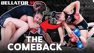 INSANE COMEBACK Top Finishes from B267 Fighters  Bellator MMA [upl. by Cinom]