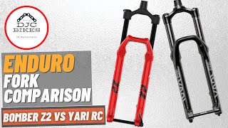 Budget Enduro Fork Comparison  Marzocchi Bomber Z2 amp Rochshox Yari RC [upl. by Hodgson416]