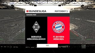 Gladbach vs Bayern  Bundesliga 202122  FIFA22 PC [upl. by Orly766]