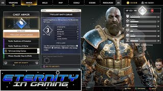 God of War Tyrs Lost Unity Armor Set Walkthrough [upl. by Naahsar362]