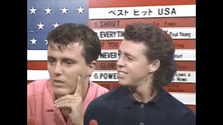 Tears for Fears  Roland and Curt 80s interview Japan [upl. by Otineb]