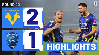 VERONAEMPOLI 21  HIGHLIGHTS  The Gialloblù win at home  Serie A 202324 [upl. by Bound101]