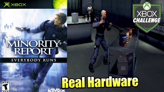 Minority Report Everybody Runs — Xbox OG Gameplay HD — Real Hardware Component [upl. by Rivkah761]