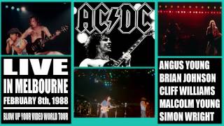 ACDC Highway To Hell LIVE Melbourne Australia February 8th 1988 HD [upl. by Aronael]