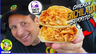 Taco Bell® CHICKEN ENCHILADA BURRITO Review 🌮🔔🐔🌯 Is It Worth 200 🤔 Peep THIS Out 🕵️‍♂️ [upl. by Atinreb]