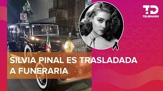 Trasladan a Silvia Pinal a funearia de la CdMx [upl. by Maxwell]