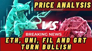 MicroStrategy scam news  ETH UNI FIL and GRT turn bullish [upl. by Pentheam]