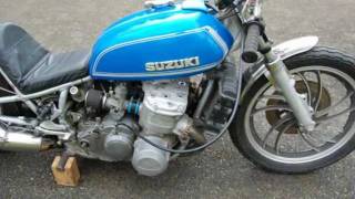 1974 Suzuki GT750 Dragbike [upl. by Anirahs470]