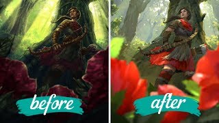 Amazing Paintover Pro Artist Repaints Woodland Archer [upl. by Blockus]