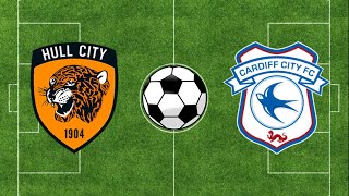 Hull City vs vs Cardiff City  EFL Championship 202324  Football Simulation PES 21 [upl. by Acilef746]