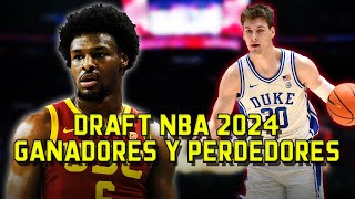 Ganadores y perdedores del draft NBA 2024  BASKET 365 [upl. by Joslyn]