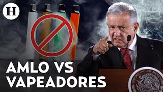 AMLO critica a la SCJN por declarar inconstitucional la prohibición de los vapeadores [upl. by Eisyak]