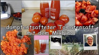 dampfentsafteter Tomatensaft im MixFino Tomatensaft aus dem Thermomix [upl. by Nyla]