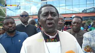 Archbishop Nkea blesses New St Blaise Hospital Bamenda [upl. by Lindell467]