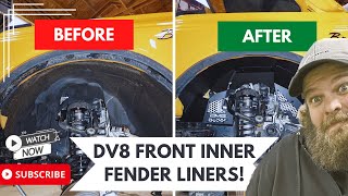 Inner Fender Liners from DV8  Installation on a Ford Bronco [upl. by Felita]