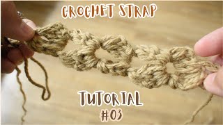 Crochet Strap Tutorial [upl. by Sainana]